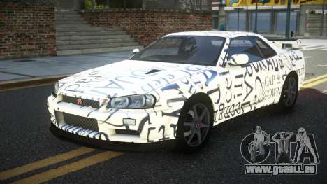 Nissan Skyline R34 PNZ S2 für GTA 4