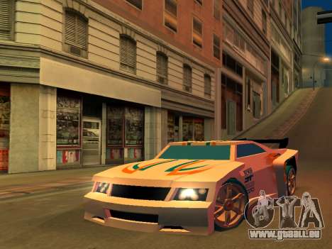 Ligne de basse de : Hot Wheels Acceleracers pour GTA San Andreas