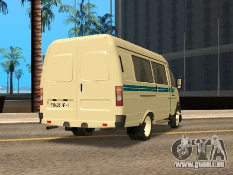 Gazelle 2705 Weißrussische Eisenbahn für GTA San Andreas