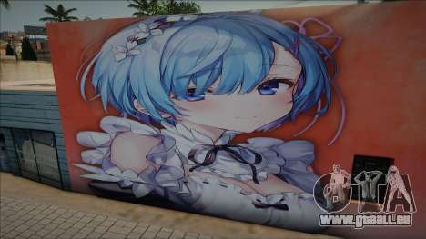 Mural Rem Rezero für GTA San Andreas