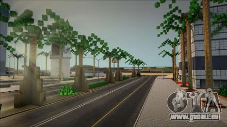 Minecraft Trees Mod pour GTA San Andreas