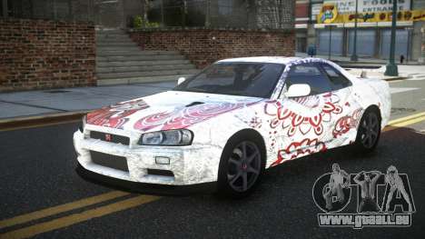 Nissan Skyline R34 PNZ S13 pour GTA 4