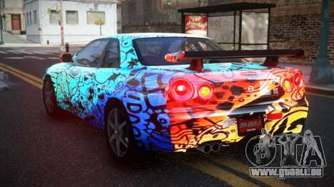 Nissan Skyline R34 PNZ S12 pour GTA 4