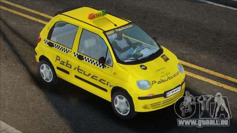 Daewoo Matiz Taxi Yellow pour GTA San Andreas