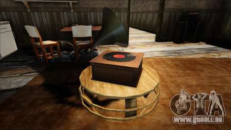 Un vieux gramophone du 19ème siècle pour GTA San Andreas