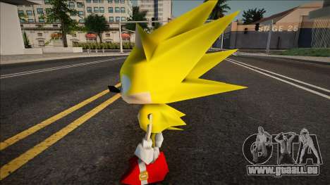 Sonic R Skin - Super Sonic für GTA San Andreas