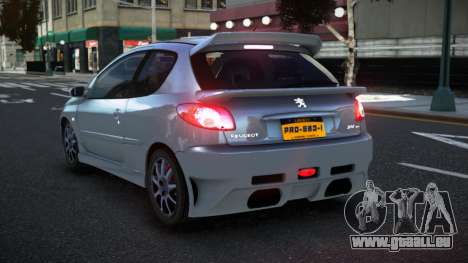 Peugeot 206 SHR pour GTA 4