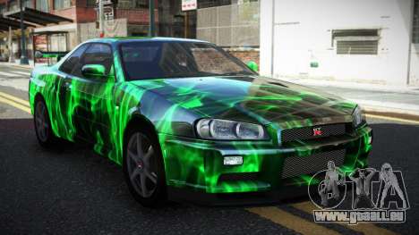 Nissan Skyline R34 PNZ S3 pour GTA 4