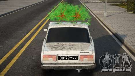 VAZ 2105 avec un sapin de Noël pour GTA San Andreas