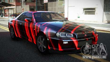 Nissan Skyline R34 PNZ S8 pour GTA 4