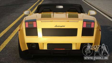 Lamborghini Gallardo Cabrio für GTA San Andreas