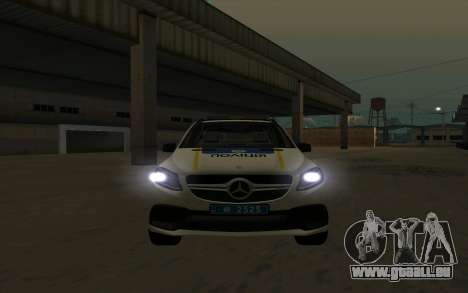 Mercedes-Benz GLE 63s NP Ukraine pour GTA San Andreas