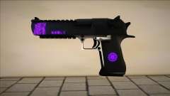 Purple and Black Deagle für GTA San Andreas