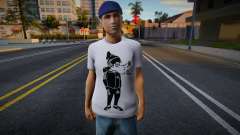 Gopnik en T-shirt avec un loup Nu Pogodi pour GTA San Andreas