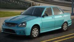 Lada Priora Blue Ver pour GTA San Andreas