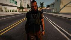 Ben Saxon de Deus Ex: The Fall Con EXPRESIONES F für GTA San Andreas