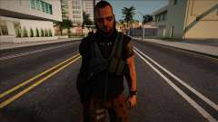 Ben Saxon de Deus Ex: The Fall Con EXPRESIONES F pour GTA San Andreas