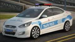 Hyundai Accent Blue Trafik Polis pour GTA San Andreas