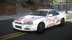 Nissan Skyline R34 PNZ S13 pour GTA 4