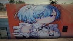 Mural Rem Rezero pour GTA San Andreas