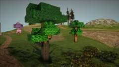 Minecraft Trees Mod pour GTA San Andreas