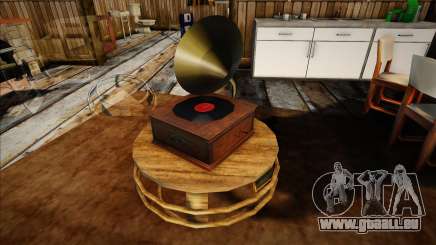 Un vieux gramophone du 19ème siècle pour GTA San Andreas