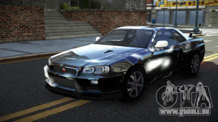 Nissan Skyline R34 PNZ S6 für GTA 4