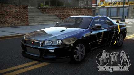 Nissan Skyline R34 PNZ S14 für GTA 4