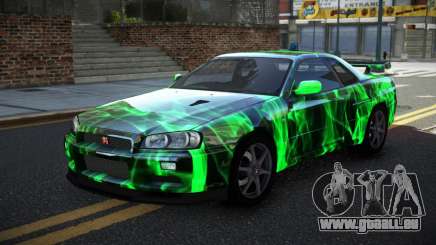 Nissan Skyline R34 PNZ S3 für GTA 4