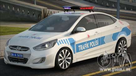 Hyundai Accent Blue Trafik Polis für GTA San Andreas