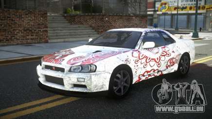 Nissan Skyline R34 PNZ S13 für GTA 4