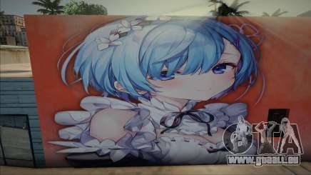 Mural Rem Rezero pour GTA San Andreas