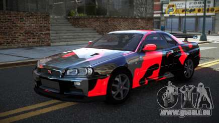 Nissan Skyline R34 PNZ S7 für GTA 4