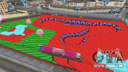 Farbenfroher Skatepark für GTA San Andreas