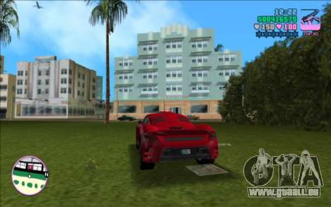 RUF CTR3 ( Pakistanisches Kennzeichen ) für GTA Vice City