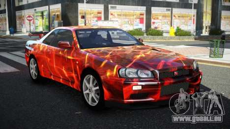 Nissan Skyline R34 GT-R NF-E S2 für GTA 4