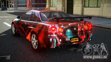 Nissan Skyline R34 GT-R NF-E S6 für GTA 4