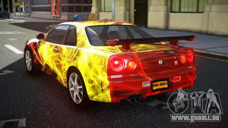 Nissan Skyline R34 GT-R NF-E S2 für GTA 4