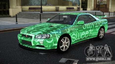 Nissan Skyline R34 GT-R NF-E S1 für GTA 4