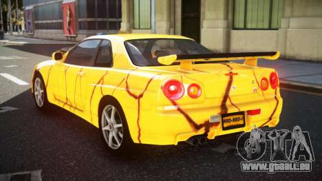 Nissan Skyline R34 GT-R NF-E S8 für GTA 4