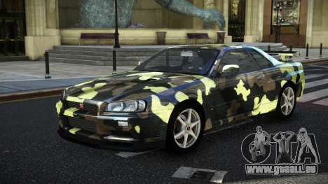 Nissan Skyline R34 GT-R NF-E S3 für GTA 4