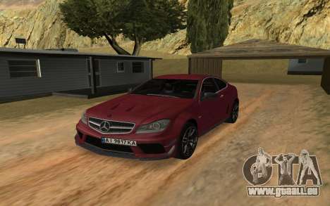 Mercedes-Benz AMG C63 Coupé pour GTA San Andreas