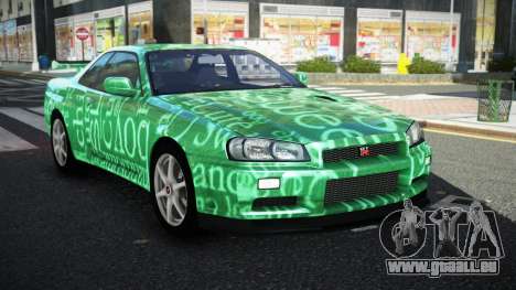 Nissan Skyline R34 GT-R NF-E S1 für GTA 4