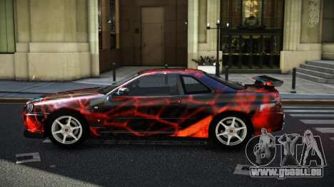 Nissan Skyline R34 GT-R NF-E S6 für GTA 4