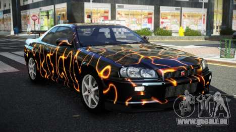 Nissan Skyline R34 GT-R NF-E S9 für GTA 4