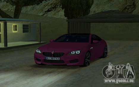 BMW M6 Coupé 2014 für GTA San Andreas