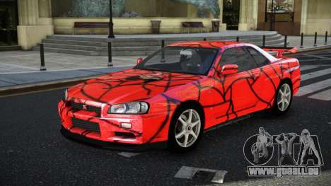 Nissan Skyline R34 GT-R NF-E S5 für GTA 4