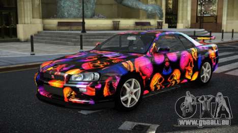 Nissan Skyline R34 GT-R NF-E S13 für GTA 4