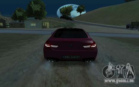 BMW M6 coupé 2014 pour GTA San Andreas