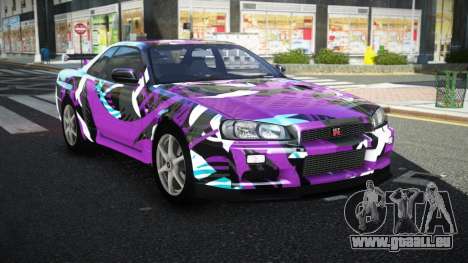 Nissan Skyline R34 GT-R NF-E S11 pour GTA 4